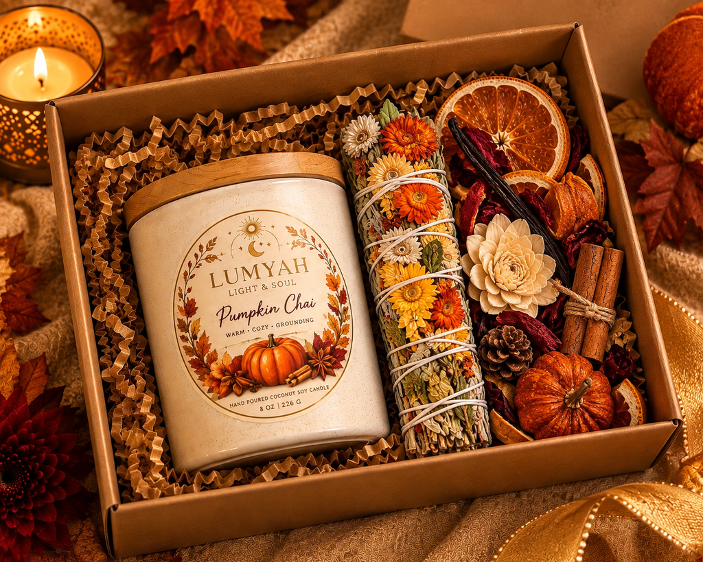 Lumyah Light &amp; Soul — Pumpkin Chai Candle