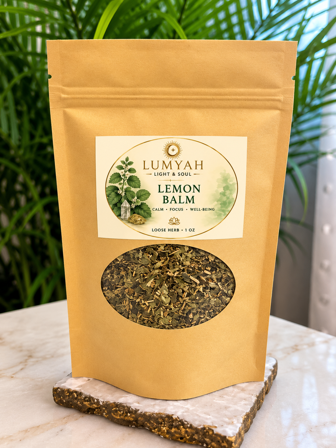 🌿 LUMYAH Lemon Balm — Loose Herbal Tea | 1 oz