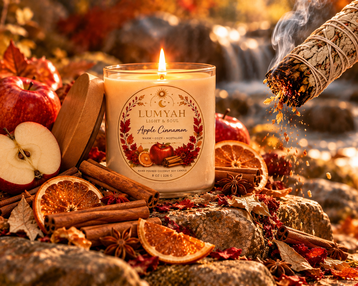 Lumyah Apple Cinnamon Candle