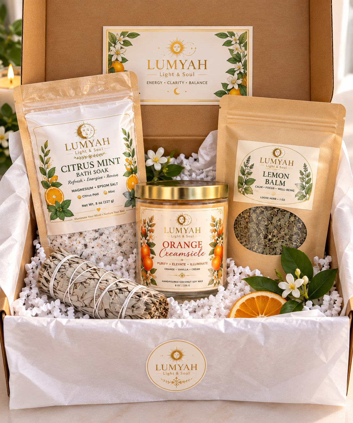 🍊 LUMYAH Orange Creamsicle Self-Care Bundle — $43.99