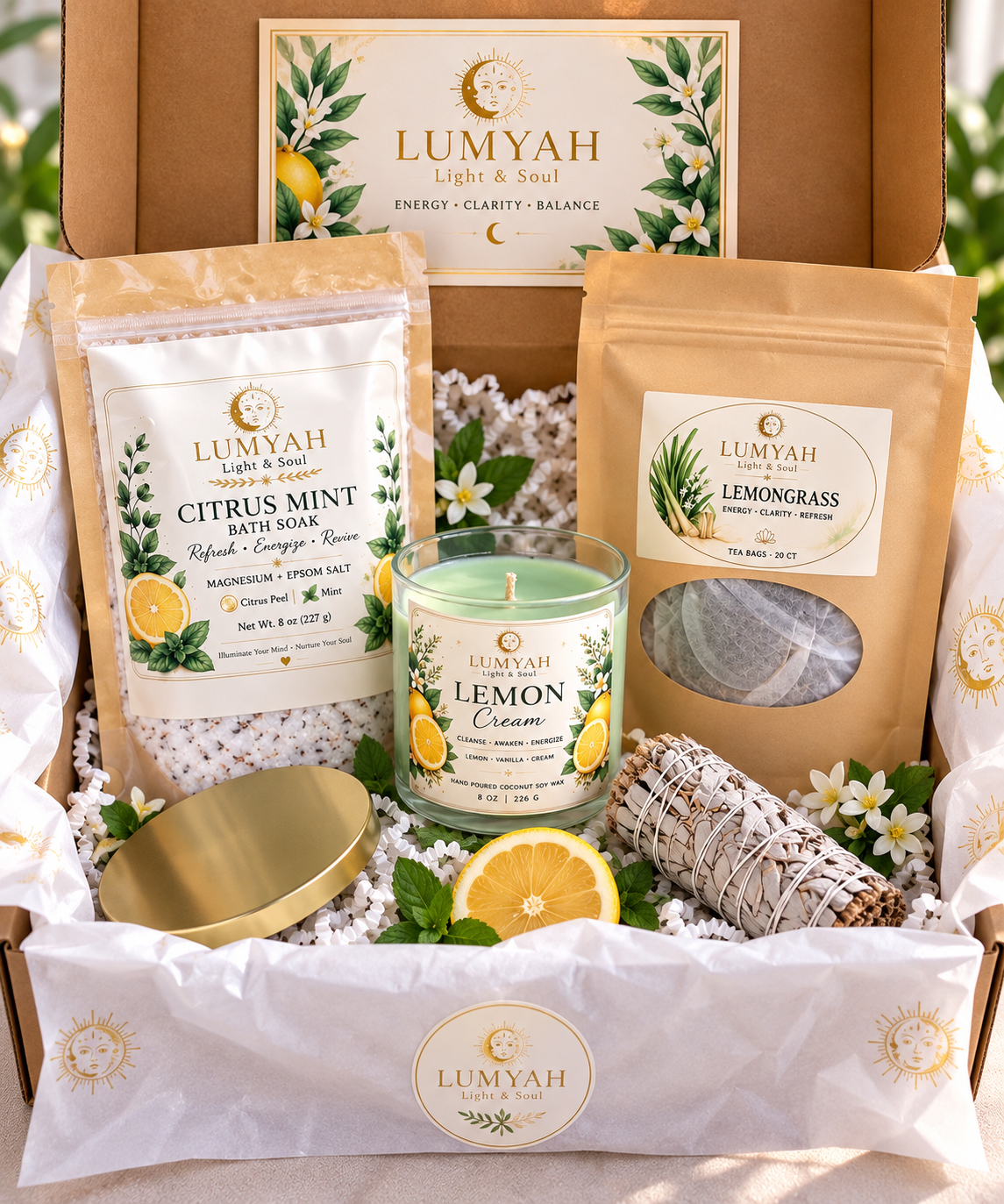 🍋 LUMYAH Lemon Cream Self-Care Bundle