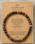 LUMYAH Natural Bloodstone Bracelet