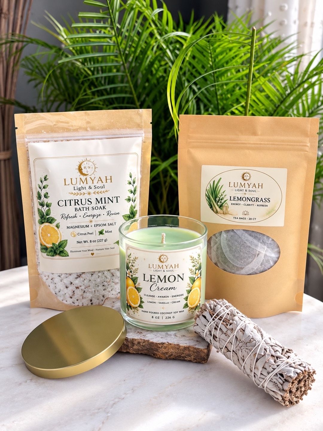 🍋 LUMYAH Lemon Cream Self-Care Bundle