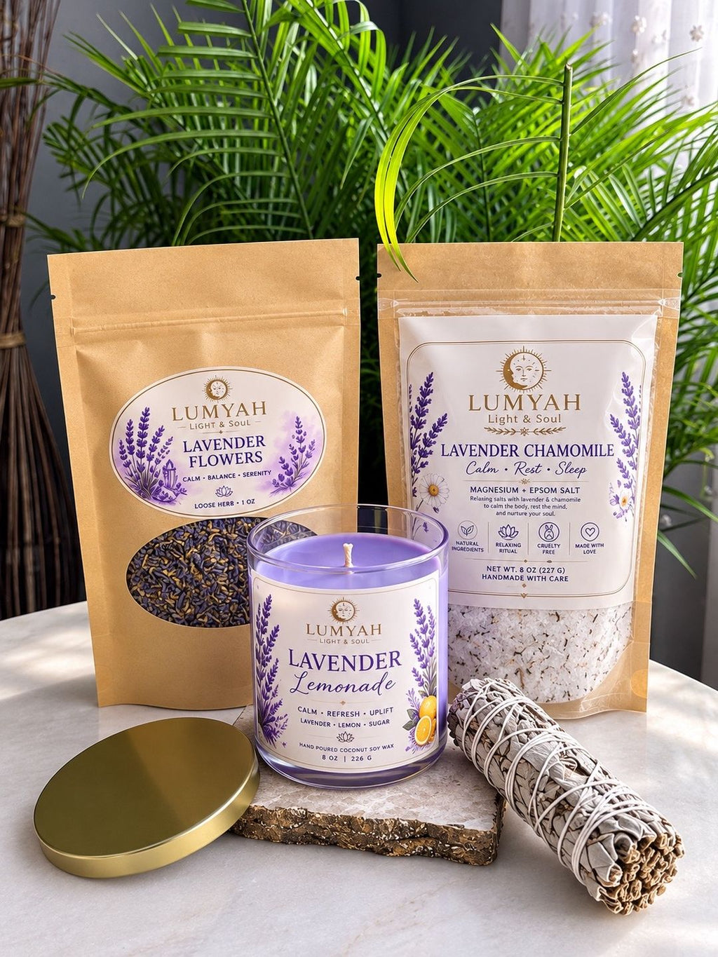 LUMYAH Lavender Self-Care Bundle
