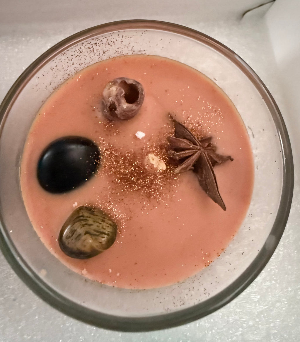 LUMYAH Crystal Infused Intention Candle