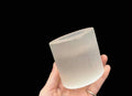 Natural Selenite Crystal Candle Holder