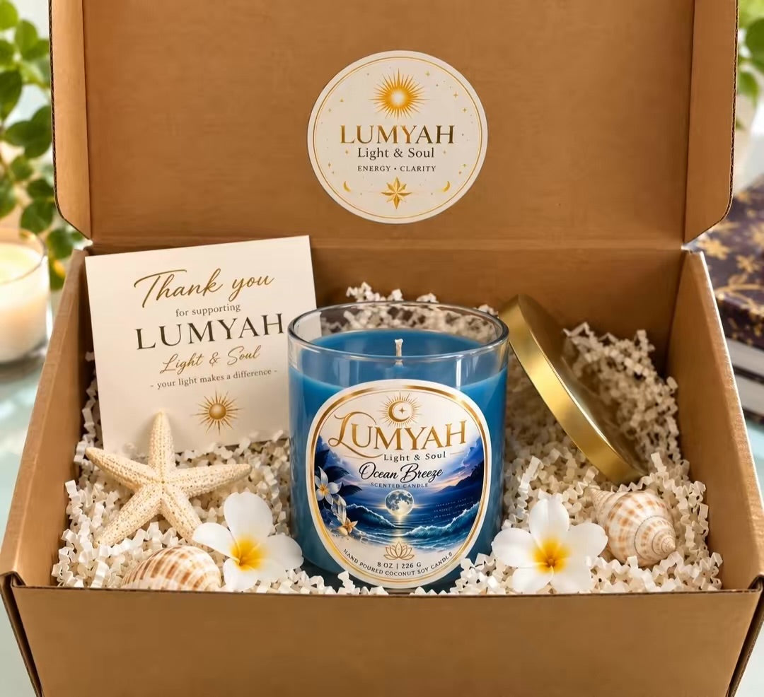 LUMYAH Ocean Breeze Candle — 8 oz